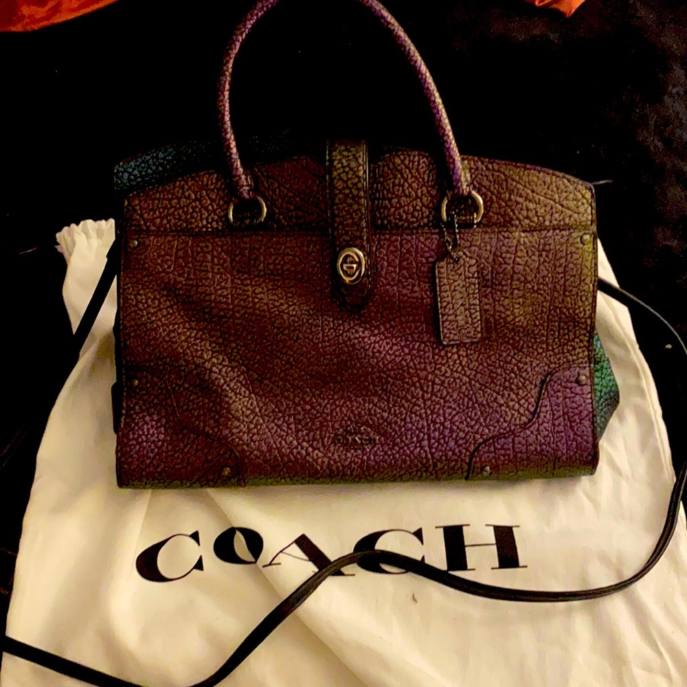 Limited release hologram Mercer Bag with crossbody Strap
